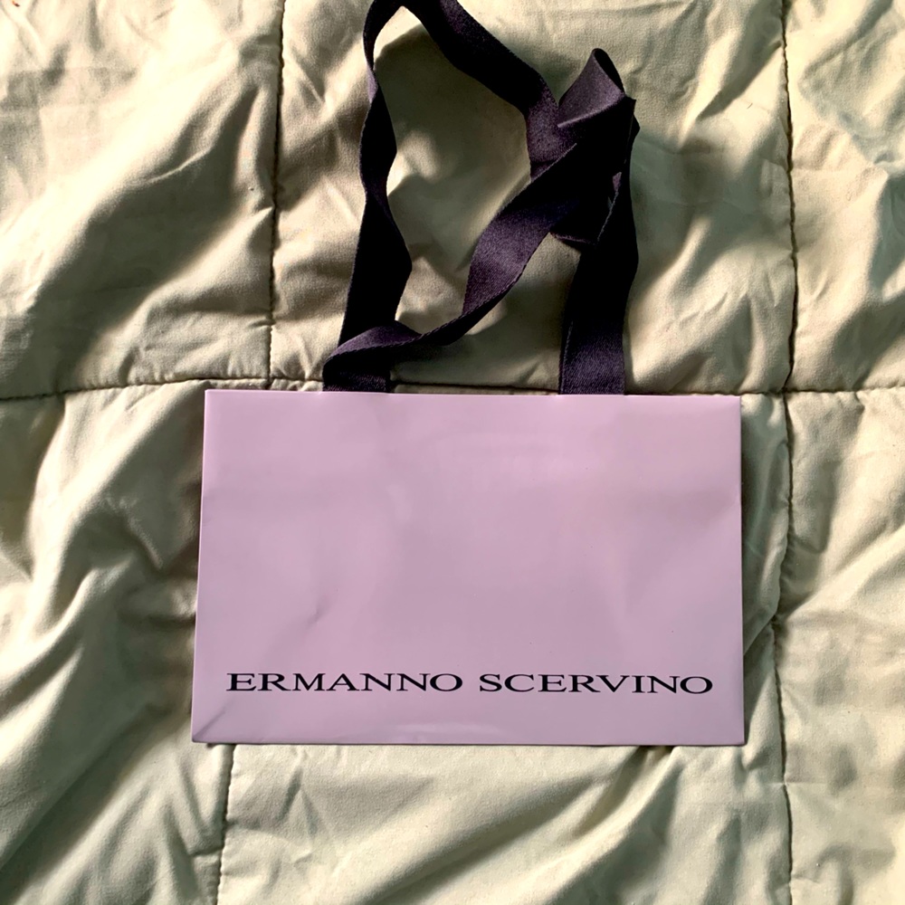 Ermanno Scervino Small Shopping Gift Bag Designer 10 x 6”~